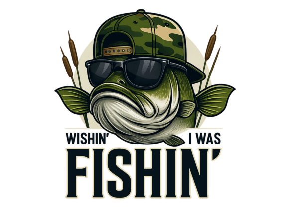 Download Funny Bass Fishing Sublimation Design - Fishing sublimation Collection